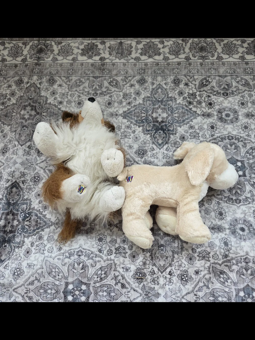 Webkinz Ganz Collie and Golden Retriever Plush Dogs